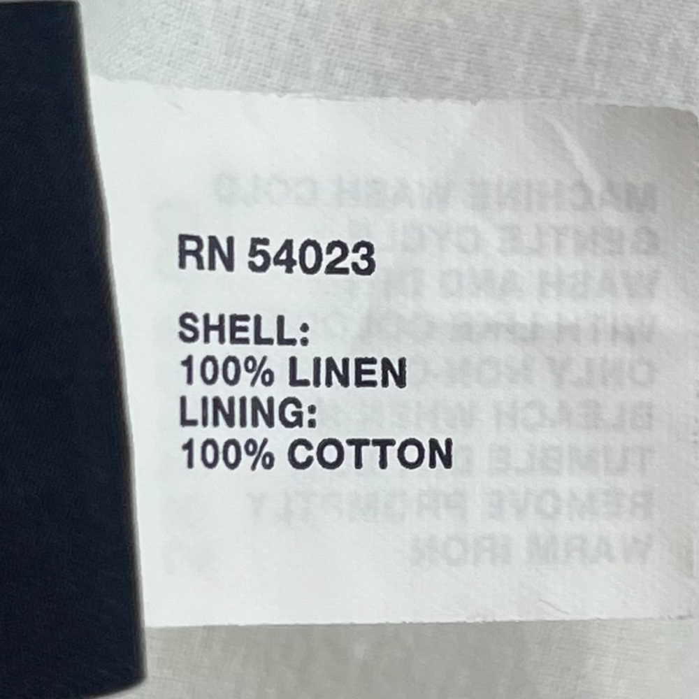 Gap | Women 6R | 100% Linen Ivory & Gray Striped Circle Knee Length Skirt - Picture 5 of 6